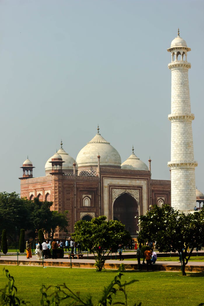 View of Taj Mahal in Agra, Uttar Pradesh, India